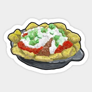 Delicious nachos Sticker